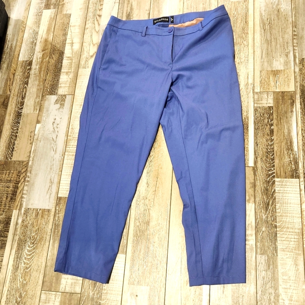 Wildfang Blue Dress Pants
